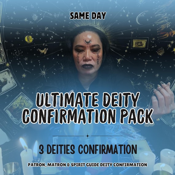 Ultimate Deity Confirmation Pack | Patron, Matron, Godspouse, Companion, Divine Messages, Spiritual Guidance, SAME DAY