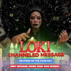 Channeled Message from Loki, Personalized Guidance, Wit & Transformation | Wisdom from the Norse Trickster God of Change and Chaos