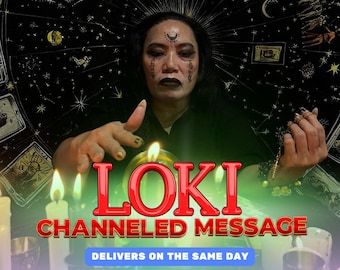 Channeled Message from Loki, Personalized Guidance, Wit & Transformation | Wisdom from the Norse Trickster God of Change and Chaos
