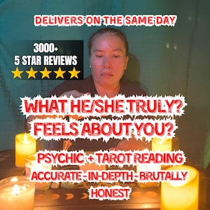 True Feeling, and INNER THOUGHTS, What Are They Thinking, How Do They Feel About You, Same Day, Very Detailed