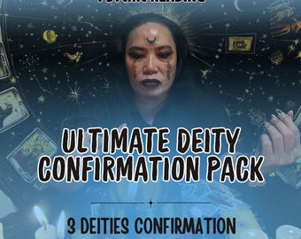 Ultimate Deity Confirmation Pack | Patron, Matron, Godspouse, Companion, Divine Messages, Spiritual Guidance, SAME DAY