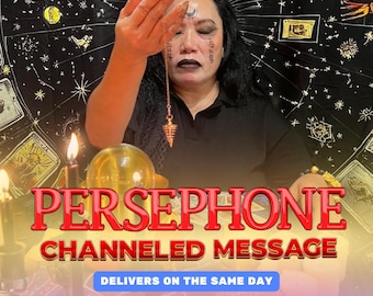Channeled Message from Persephone, Personalized Guidance & Transformation, Wisdom from the Greek Goddess of Spring and the Underworld