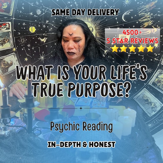 Life Purpose Reading, Discover Your True Calling, Gifts, Career Path, Soul Mission, Past Life Connections, Accurate Psychic, SAME DAY