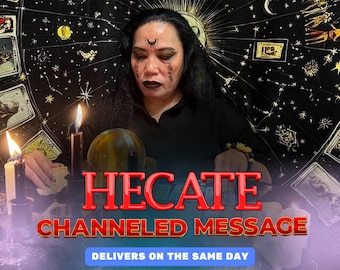 Channeled Message from Hekate, Patron, Matron, Divine Connection with the Goddess of Magic, Witchcraft & Transformation, SAME DAY