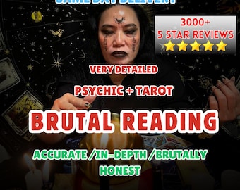 Brutal Tarot Reading, Psychic Insights, No Sugarcoating, Clairvoyant Reading, Honest & Blunt, Telepathic, Raw Truth
