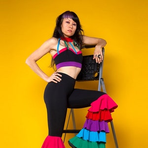 Five Point Halter Top in Fool&#39;s Jewels