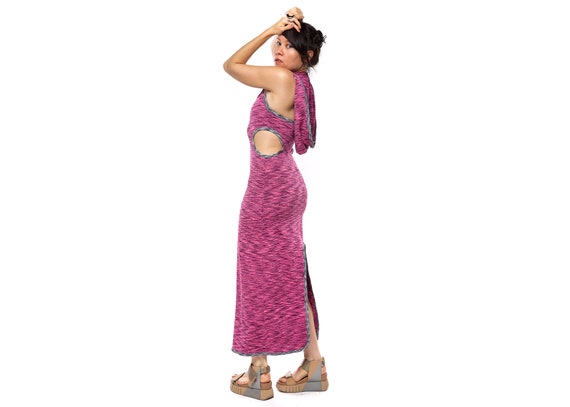plus size halter formal dress Tie Neck Halter Dress main image 1