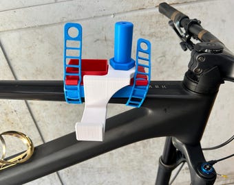 El soporte para potencia. La tercera mano para tu potencia y horquilla.