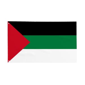 Flag of the Kingdom of Hejaz – Islamic Historical Wall Tapestry / Banner – 90x150 cm – High Quality Fabric