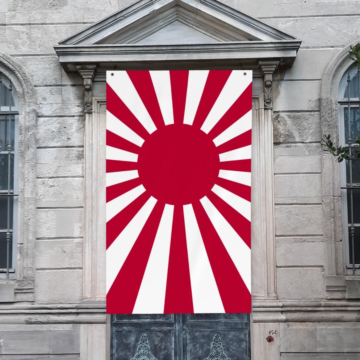 Rising Sun Flag: Japanese Tapestry Banner Home Decor (90x150 Cm