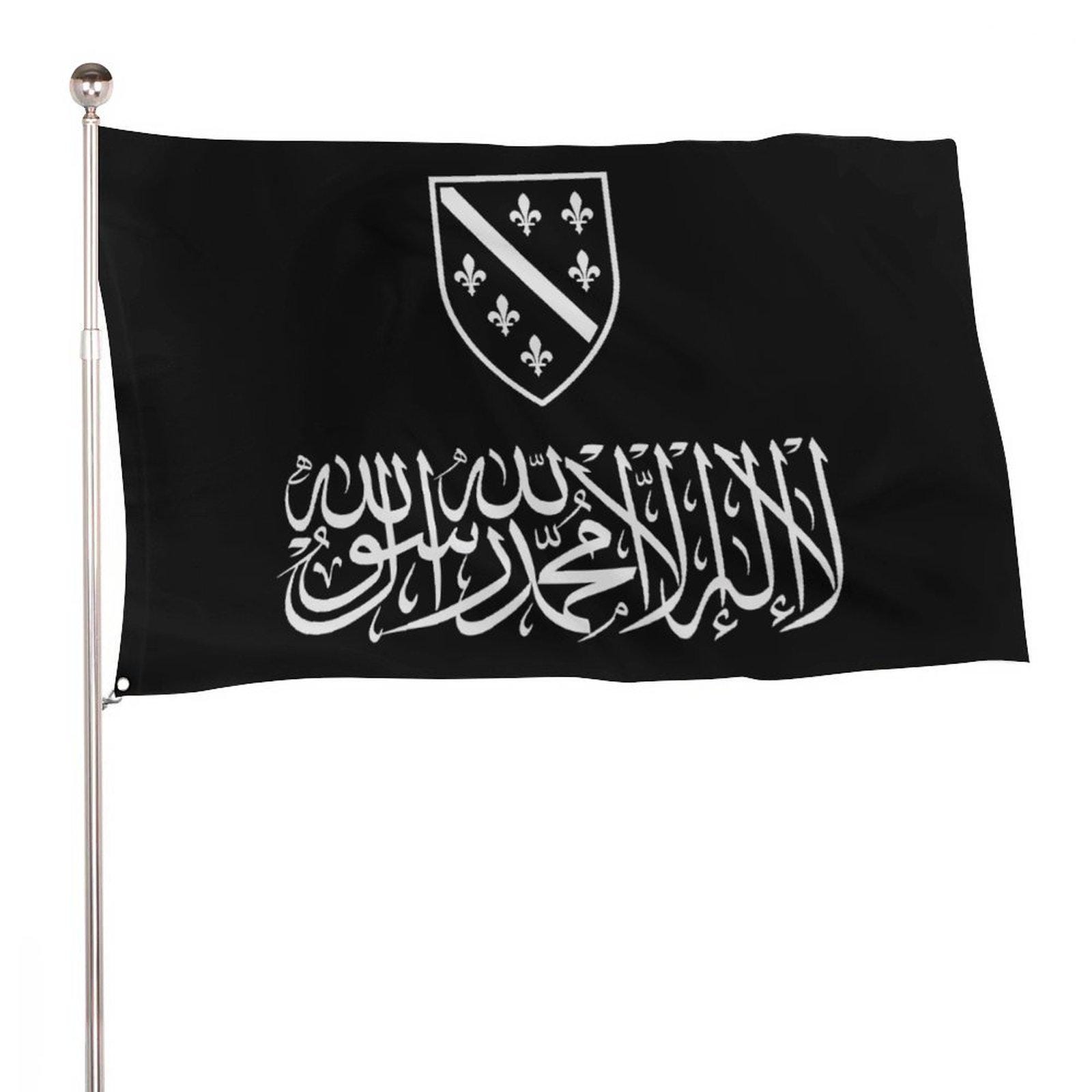 Islamic Flag of Bosnia – Wall Tapestry Banner (90x150 Cm) - Etsy