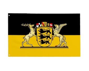 Flag of Baden-Württemberg: German Tapestry Banner (90x150 cm)