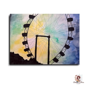 Ferris Wheel at Sunset