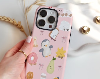Jellycat Inspired Cute Phone Case | Plush Pastel iPhone & Samsung Cover