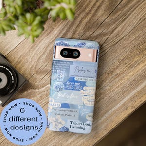 Bible Verse Design Cover for Google Pixel 9 Pro XL, 8 Pro, 7, 6 Pro, 5 5G, 4 4a, Google Pixel 6a, Cute Aesthetic Phone Case, Gift for her