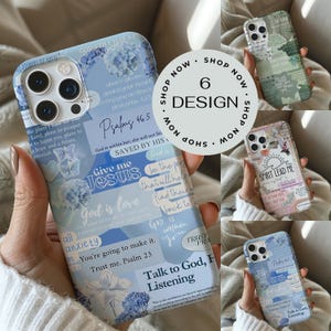 Bible Verse Design Cover for iPhone 16 15 14 13 12 11 PRO Max Plus, Samsung Galaxy S24, S23, S22, S21,  Ultra FE Plus Note 10 Cover, Gift,