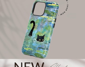 Black Cat-telefoonhoesje voor iPhone Air iPhone 17 16 15 14 13 12 11 iPhone Pro Max Plus Mini Case XR XS MAX, Samsung Galaxy S24, S23 Ultra Plus