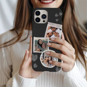 Custom Photo iPhone 16 Pro Max Plus, Personalized Gift for Best Friend Photo, Phone Case, Google Pixel Customizable Gift for Bestie Matching