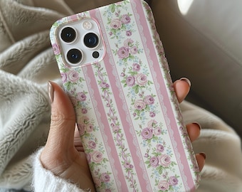 Etui na iPhone'a z motywem kwiatów w kolorze różu, inspirowane fantazyjnym wzorem Love Shack, do iPhone'a 17 16 15 14 13 12 11 PRO Max Plus, Samsunga Galaxy S24, S23, S22