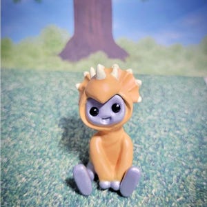 Robot Triceratops: juguete de resina artesanal para coleccionistas