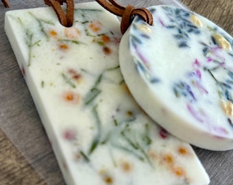 TOP SELLER!! Soy Wax Freshies 2-Pack, MANY Fragrant Scents! Sachets with Dried Flowers