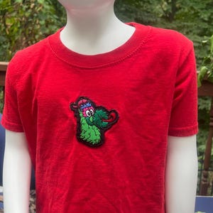 Philadelphia Phillies Phillie Phanatic Kids T-Shirt, MLB Fan Apparel, Kids Philly Mascot Shirt, Baseball Shirt for Young Fans, Sports Gift