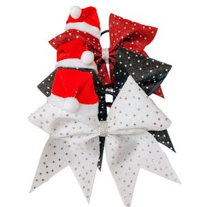 Santa Blinged Cheer Bow