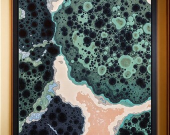 Green Marble Painting
