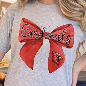 Cardinals Mascot PNG: Spirit Wear Graphic (Digital Download)