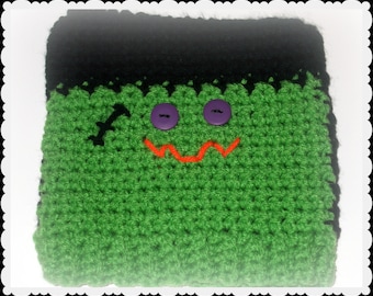 Crochet Frankenstein Hat, Halloween photo prop