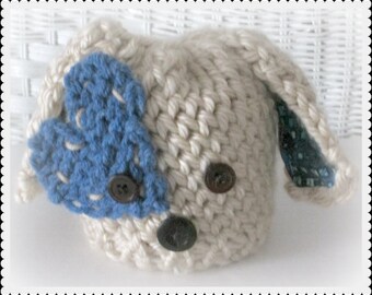 Puppy Love Hat, Puppy Hat Baby Shower Gift, Puppy Hat Photo Prop
