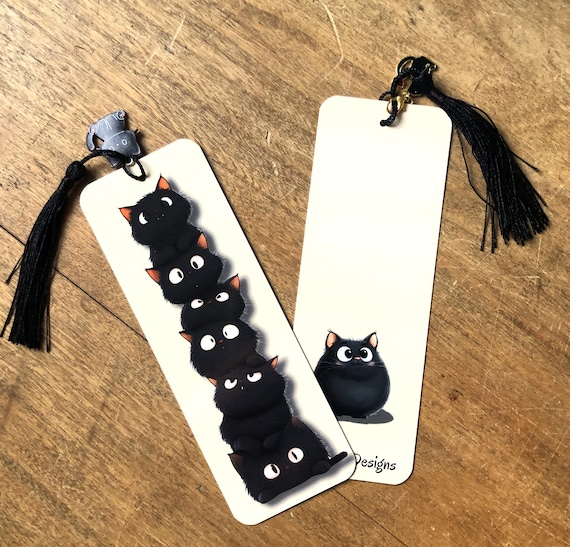 Lesezeichen Katze, Katze, Lesezeichen, Bookmark, Geschenk, Geburtstagsgeschenk, Mitbringsel, Quaste, Katzenlesezeichen, Gift, Geschenk Katze