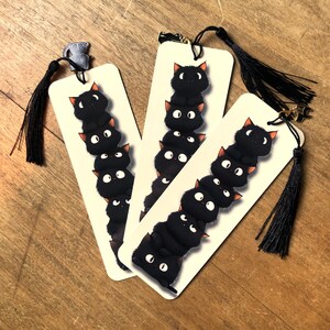 Cat bookmark, cat, bookmark, bookmark, gift, birthday present, souvenir, tassel, cat bookmark, gift, cat present 3 Lesezeichen
