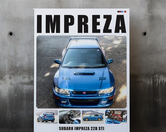スバル インプレッサ 22B-STi Version ポスター il_340x270.6969464147_nus4.jpg