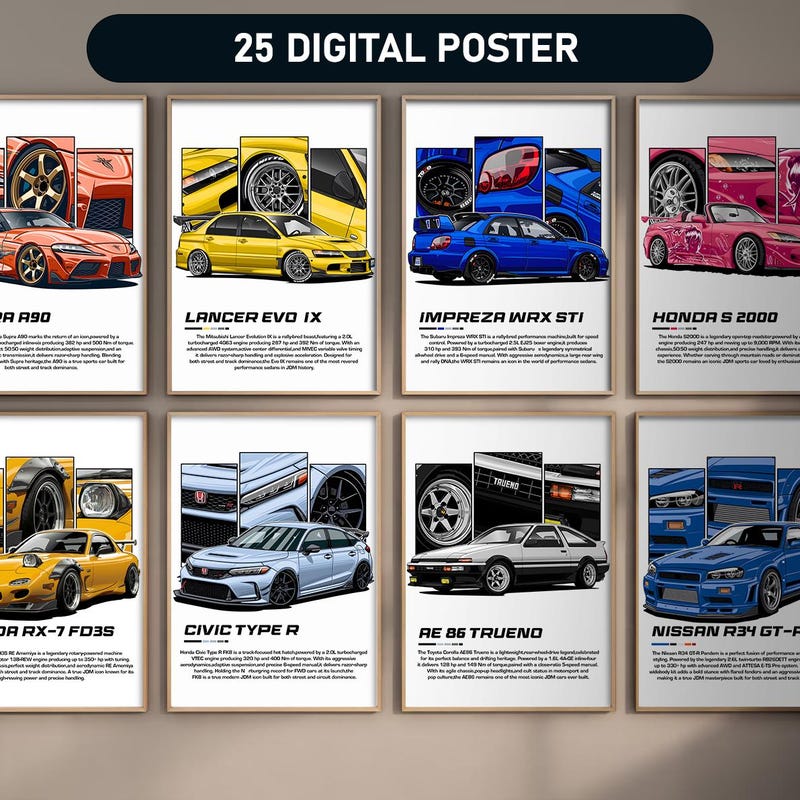 Car Posters - Etsy