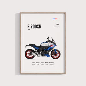 BMW F 900 XR 2025 Poster | Adventure Sport Motorcycle Art | High-Quality Wall Decor | Premium Print | Gift for Riders