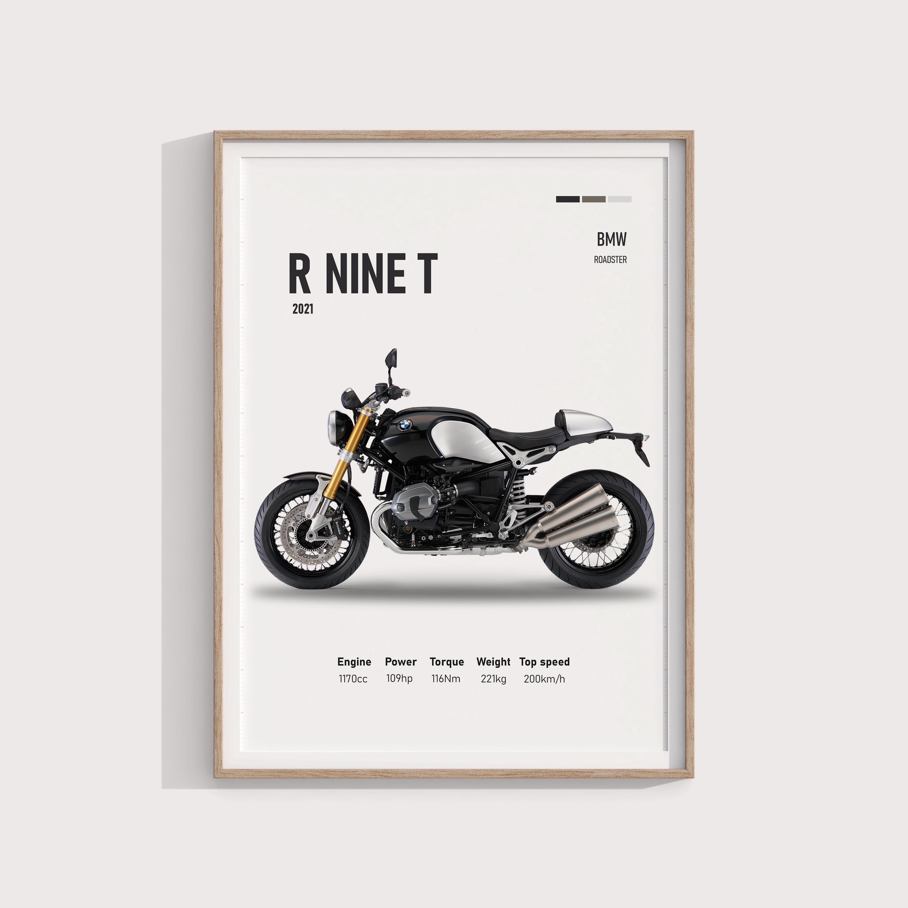 BMW R Nine T 2021 Poster | Classic Roadster Art | Perfect for ...