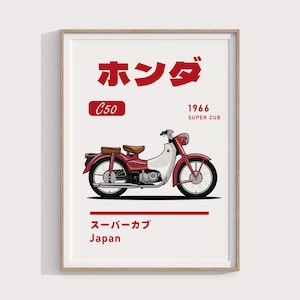 Modellino In Metallo Tomica Honda Super Cub 50cc - Ornamento Natalizio Personalizzato