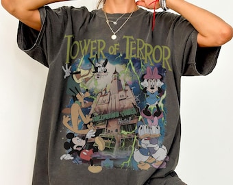 Disney Retro Tower of Terror Shirt, Twilight Zone Shirt, Disney