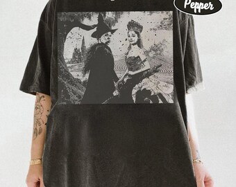 Vintage Wicked Movie Photo Comfort Colors Shirt, Musical Merch, Glinda the Good Tee, Retro Wicked The Musical Tee, Wizard Movie Fan Shirt