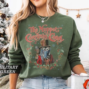 Vintage The Muppet Christmas Carol Sweatshirt, Gonzo Rizzo The Rat T-shirt, Retro Holiday Movie Tee, Funny Christmas 2025 Shirt