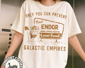 Comfort Colors Ewok Shirt: Vintage Star Wars Endor Park Tee
