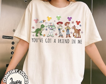 You've Got A Friend In Me Toy Story Shirt, Disney Toy Story Shirt, Toy Story Friends Shirt, Woody Buzz World Shirt, Disney Vacation 2025 Tee