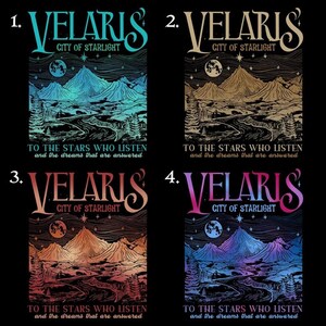 Velaris City Of Starlight Acotar PNG、The Night Court Files、Bookish Gift、Court Of Thorns And Roses Png、Sjm Merch Digital Download など