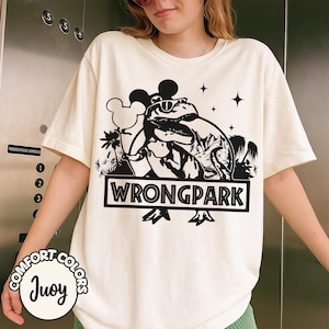 Wrong Park Shirt, Disneyland Thema Park Shirt, Wrongpark Tshirt, Disney Dinosaur Shirt, Jurassic Park Shirt, Tyrannosaurus Shirt, Disney Tee