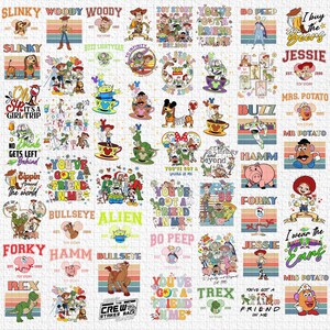 50+ Dateien Spielzeug Geschichte Png Bundle, Woody Png-Dateien für Cricut, Spielzeug Geschichte Png, Buzz Lightjahre Png für Hemden, Spielzeug Geschichte Clipart, Spielzeug Geschichte Png