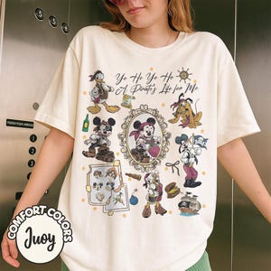 Retro Mickey & Friends Yo Ho Yo Ho A Pirate&#39;s Life for Me T-shirt, Disney Pirates Cruise shirt, Pirates of Caribbean Shirt, Disney Trip Tee