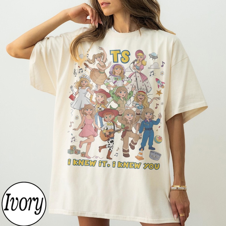 Retro Disney Toy Story 5 Music Comfort Colors Shirt, Toy Story 5 Movie 2026, You've Got A Friend In Me, I Knew It I Knew You Toy Story Land Ivory/Natural/Sand
