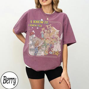 Retro Disney TS Jessie Cow Girl Comfort Colors Shirt, Toy Story 5 I Knew It I Knew You Shirt, WDW Disneyland Matching Girls Trip 2026 Tees Berry