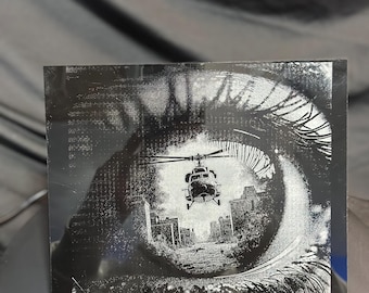 War Through your Eye Engraving